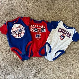 Chicago Cubs onesies size 3-6 months